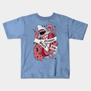 Shark vs Octopus Kids T-Shirt